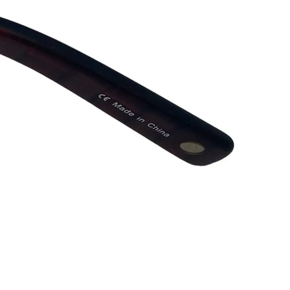 BULOVA‎ Woman's Brown Eyeglasses Frames With Gray Case 51 16 140 Needs Lens